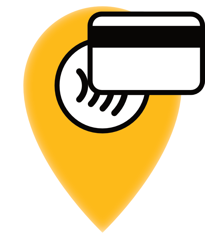 Žlt&yacute; automat s kartou